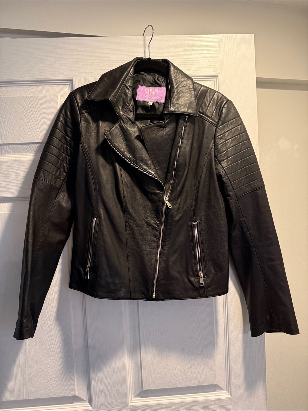 Black Leather Jacket - Bought in Florence Italy